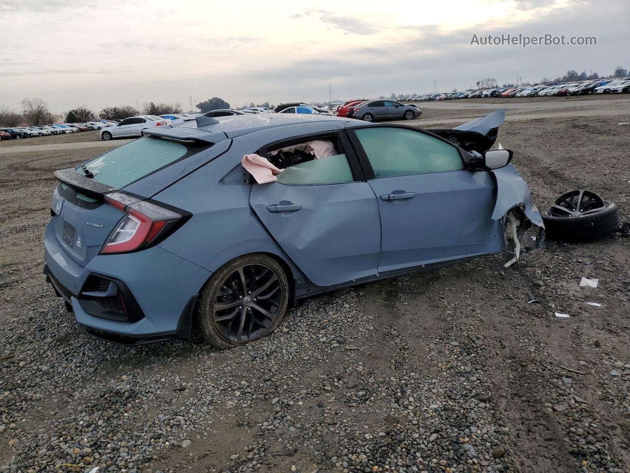 2020 Honda Civic Sport Серый vin: SHHFK7H47LU413557