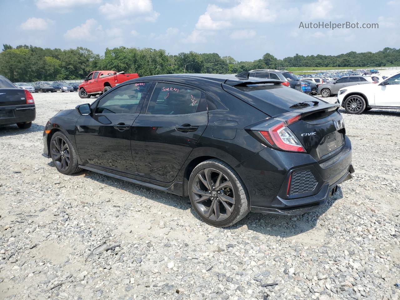 2017 Honda Civic Sport Black vin: SHHFK7H48HU208398