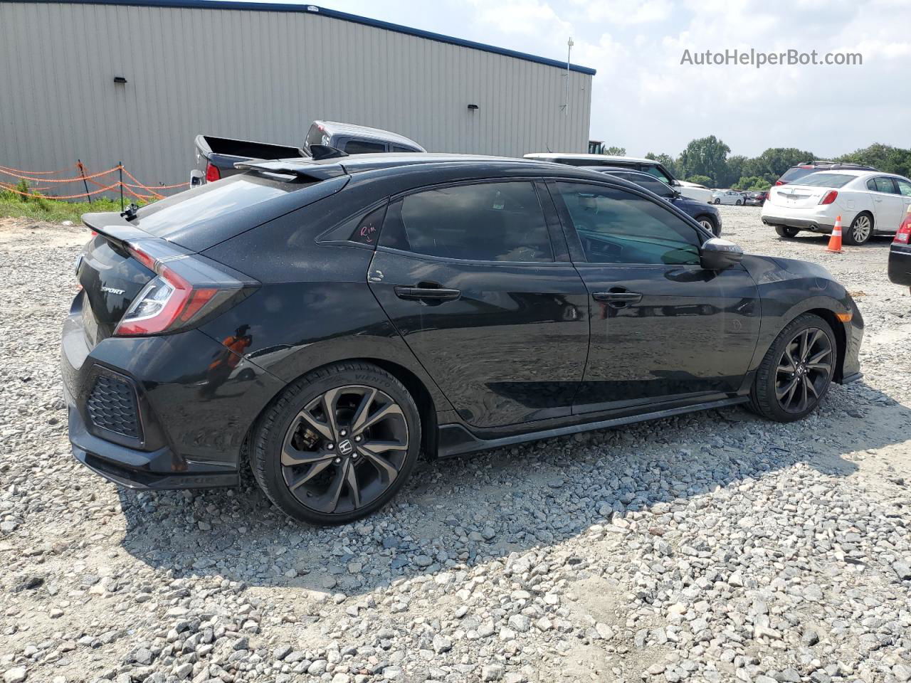 2017 Honda Civic Sport Black vin: SHHFK7H48HU208398