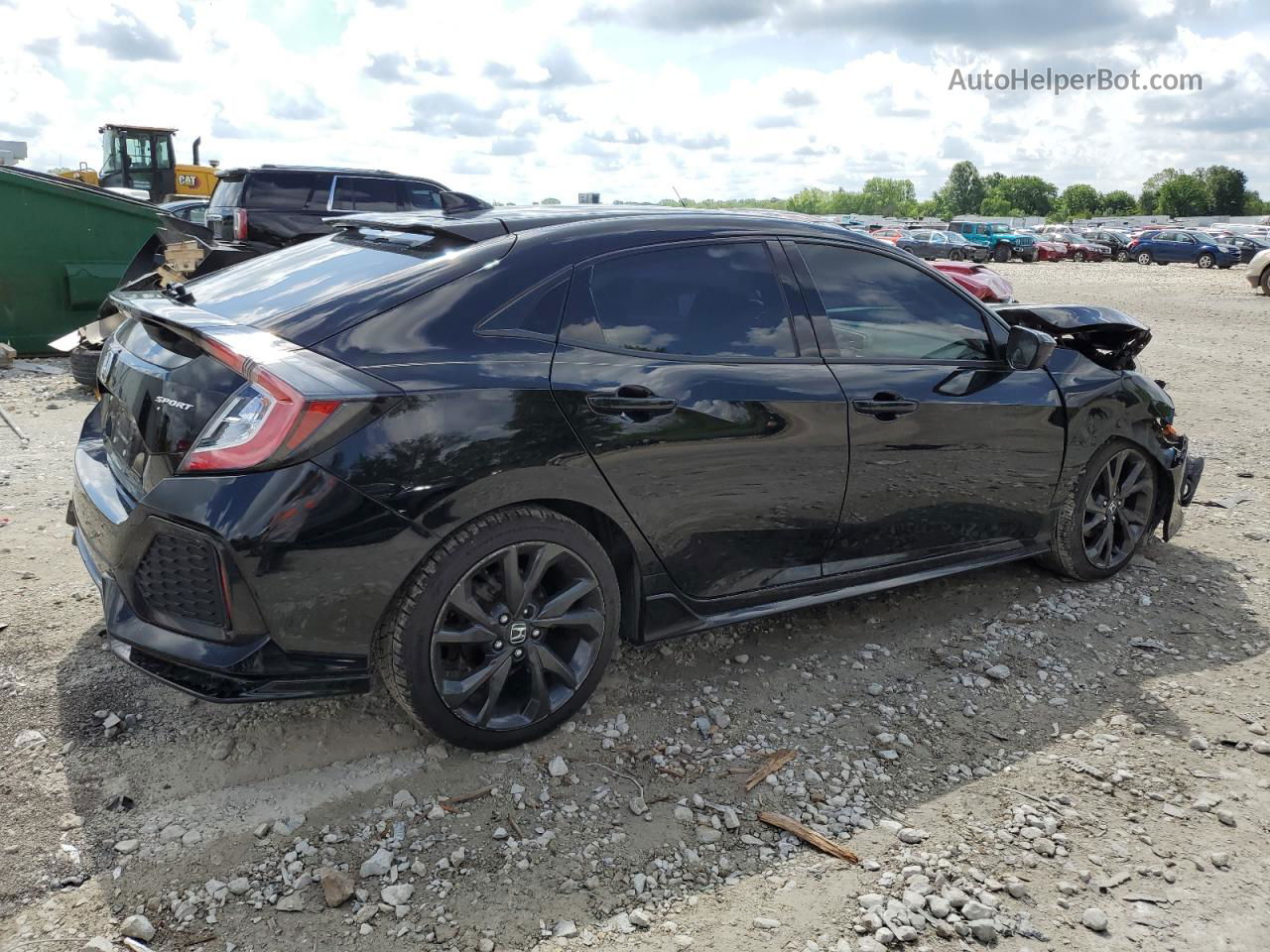 2019 Honda Civic Sport Black vin: SHHFK7H49KU219028