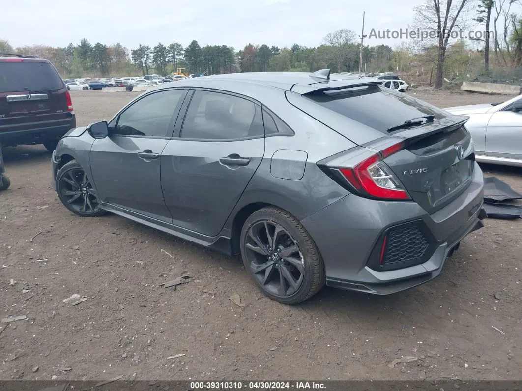 2019 Honda Civic Sport Серый vin: SHHFK7H49KU414904