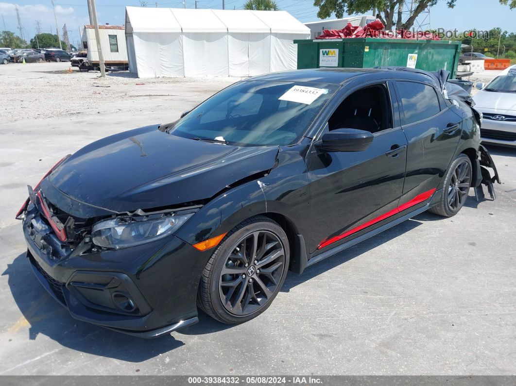 2020 Honda Civic Sport Black vin: SHHFK7H4XLU220609