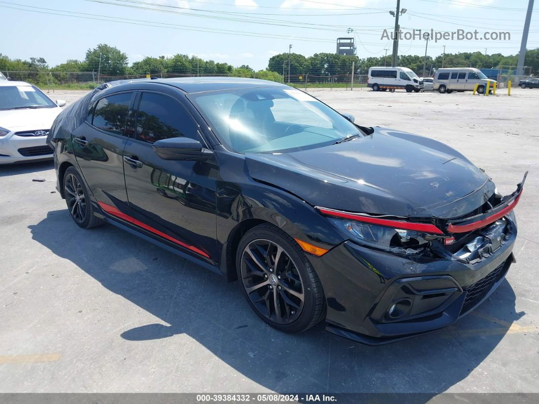 2020 Honda Civic Sport Black vin: SHHFK7H4XLU220609