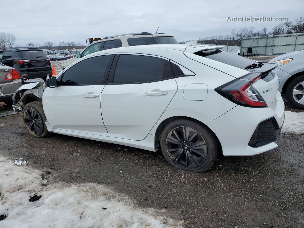 2017 Honda Civic Ex White vin: SHHFK7H50HU227293