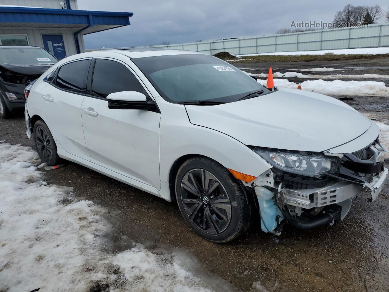 2017 Honda Civic Ex White vin: SHHFK7H50HU227293