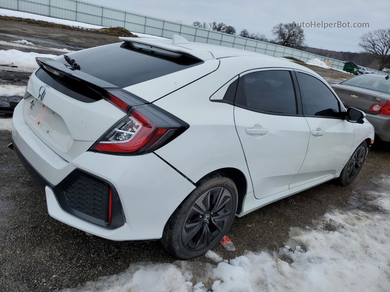 2017 Honda Civic Ex Белый vin: SHHFK7H50HU227293