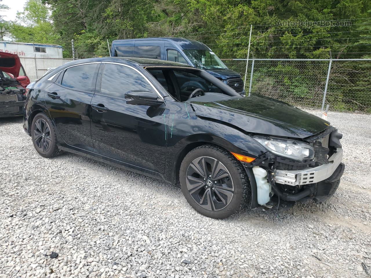 2017 Honda Civic Ex Black vin: SHHFK7H52HU223651