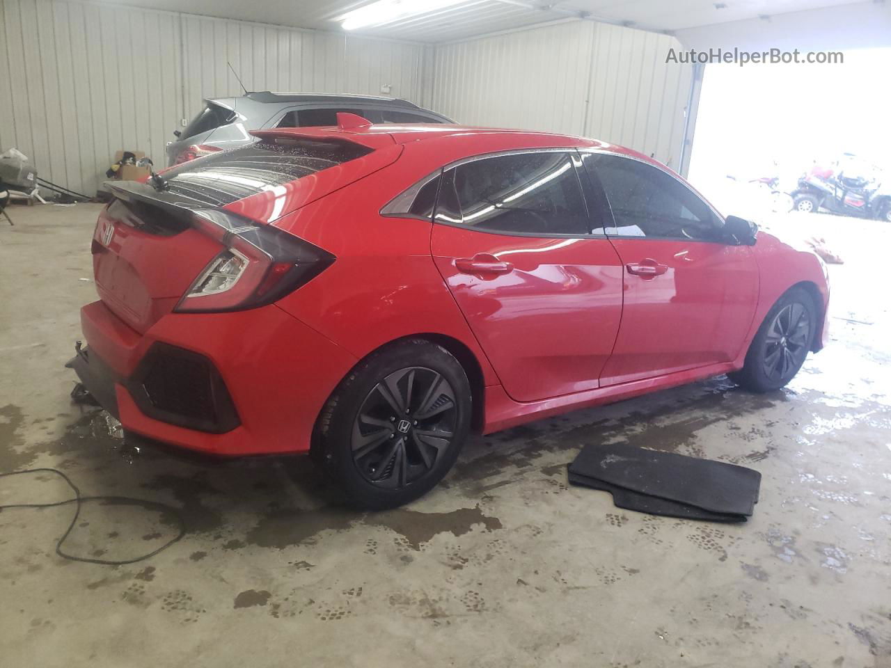 2017 Honda Civic Ex Red vin: SHHFK7H53HU211217