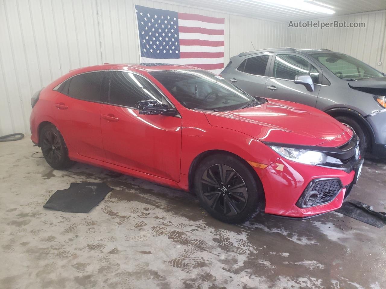 2017 Honda Civic Ex Red vin: SHHFK7H53HU211217