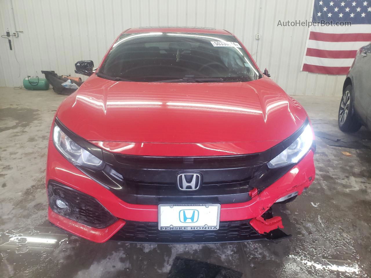 2017 Honda Civic Ex Red vin: SHHFK7H53HU211217