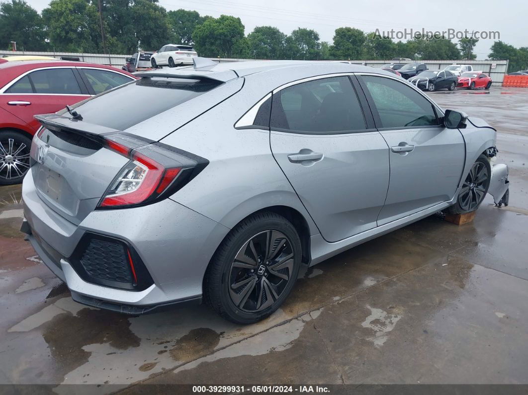 2017 Honda Civic Ex Серебряный vin: SHHFK7H55HU228844