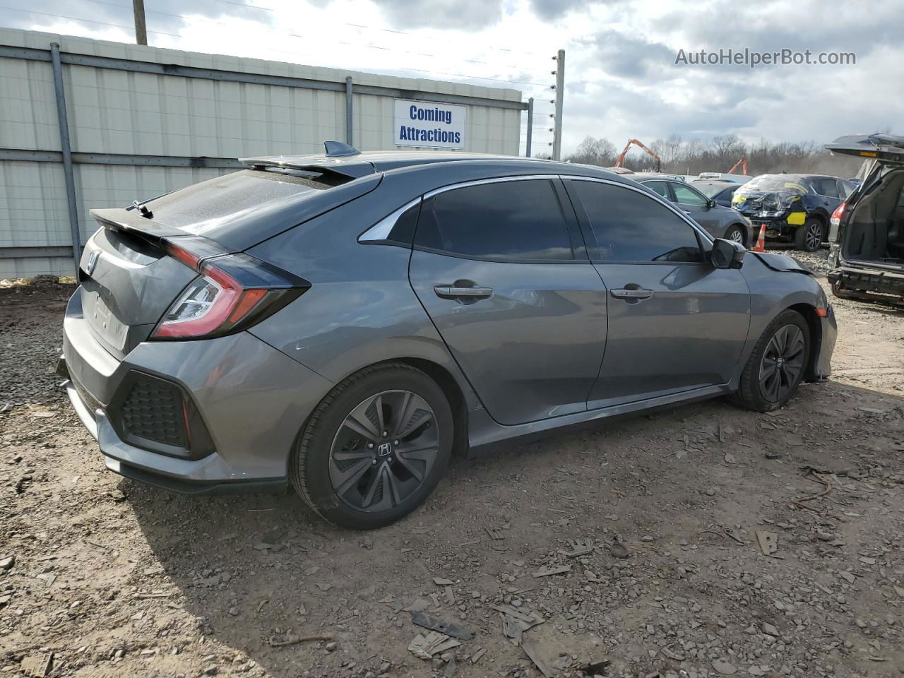 2017 Honda Civic Ex Серый vin: SHHFK7H56HU223670