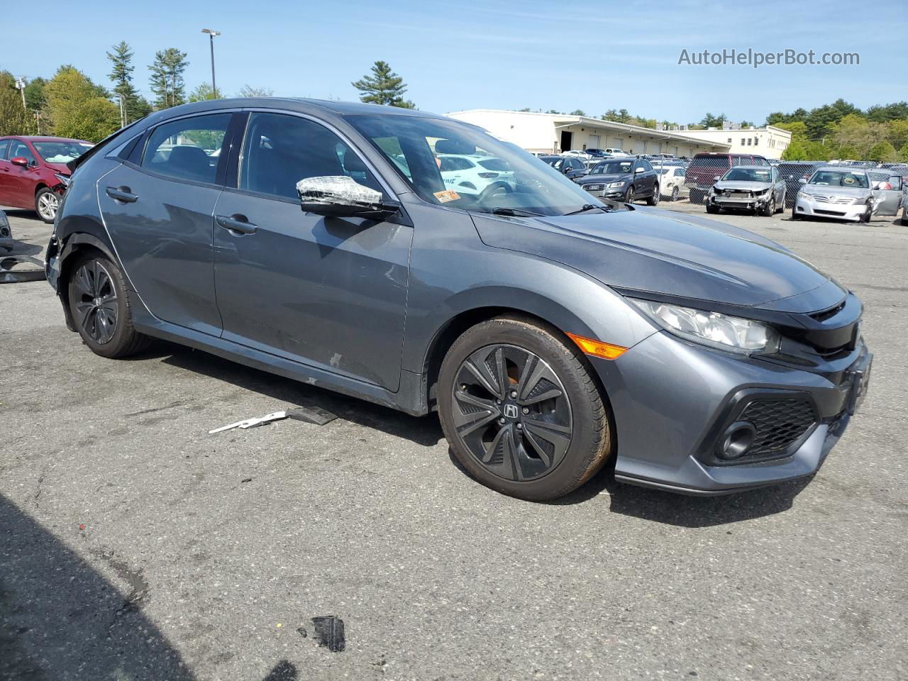 2017 Honda Civic Ex Gray vin: SHHFK7H56HU405918