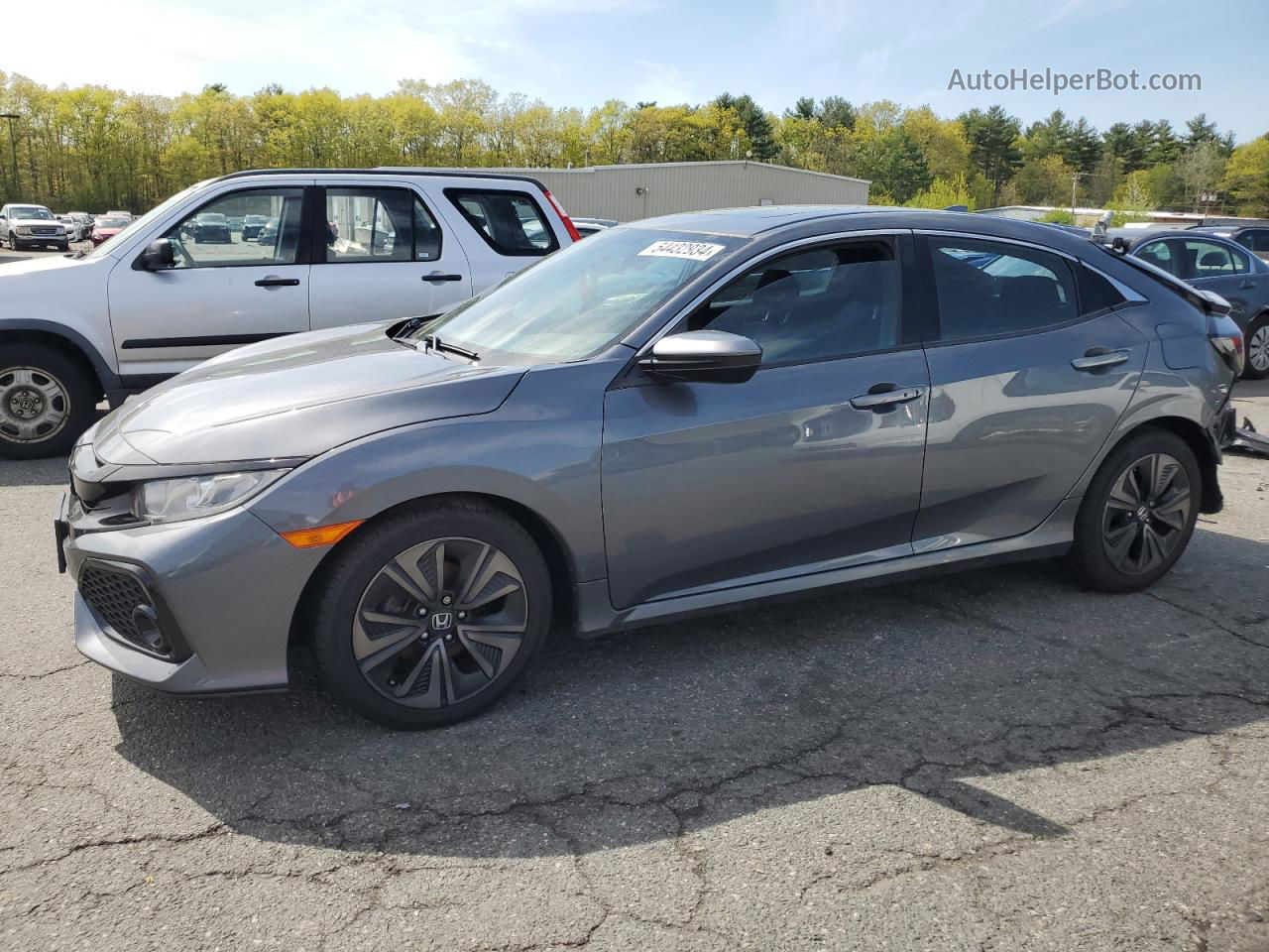 2017 Honda Civic Ex Gray vin: SHHFK7H56HU405918