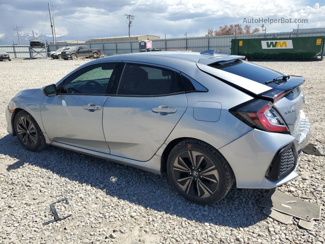 2017 Honda Civic Ex Silver vin: SHHFK7H58HU224769