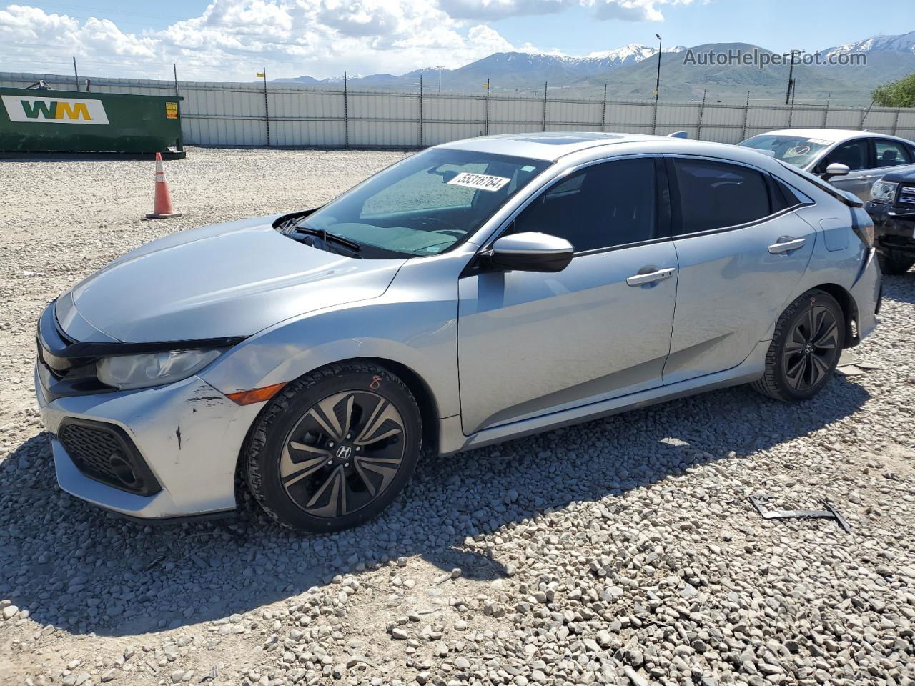 2017 Honda Civic Ex Silver vin: SHHFK7H58HU224769