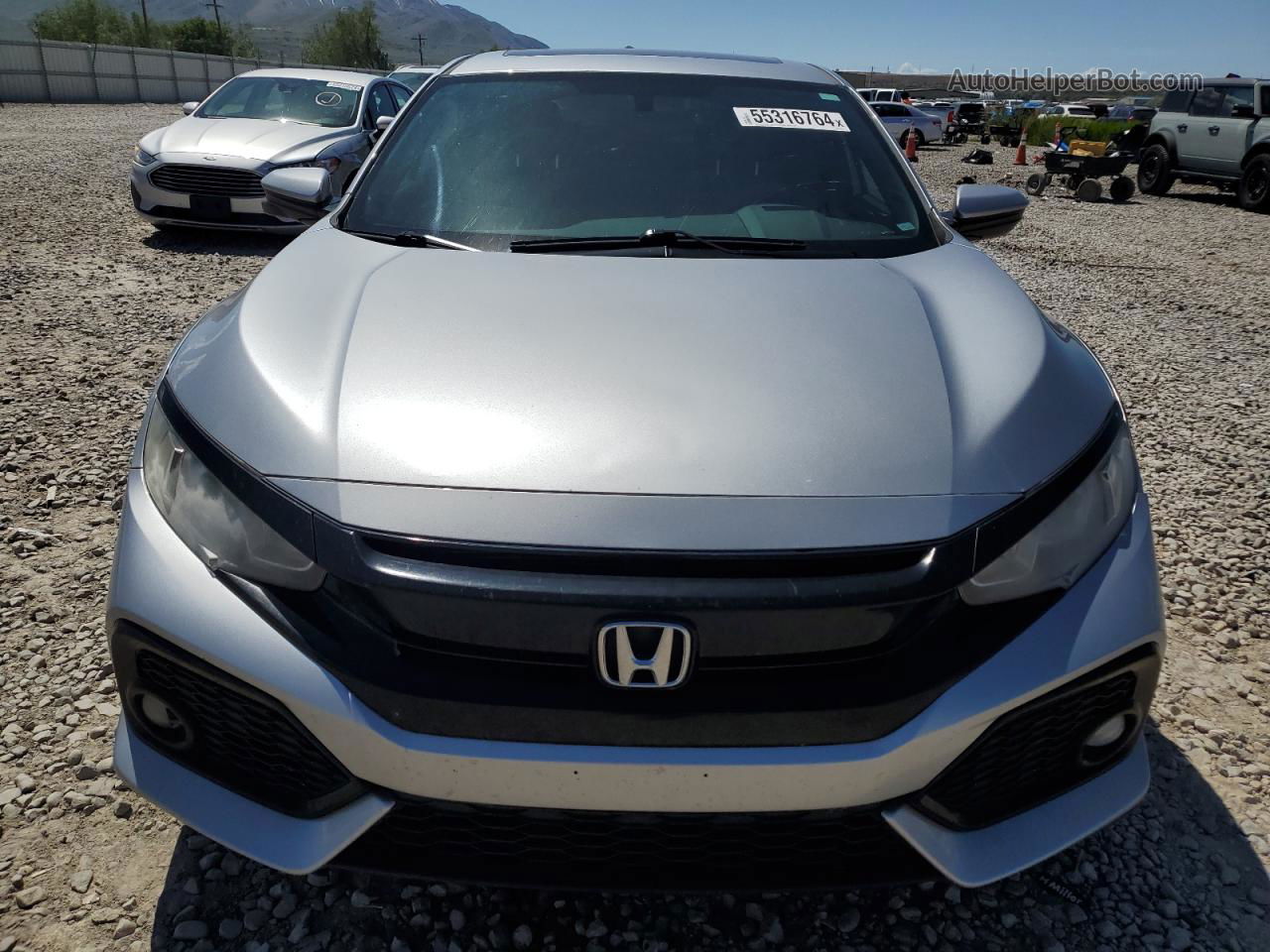 2017 Honda Civic Ex Silver vin: SHHFK7H58HU224769