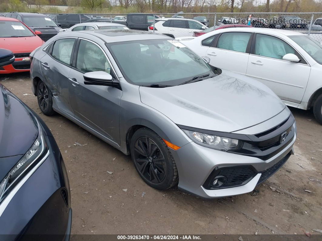 2017 Honda Civic Ex Серебряный vin: SHHFK7H59HU227146