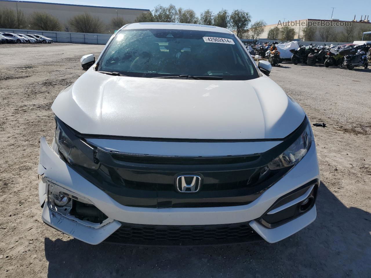 2020 Honda Civic Ex White vin: SHHFK7H60LU211449