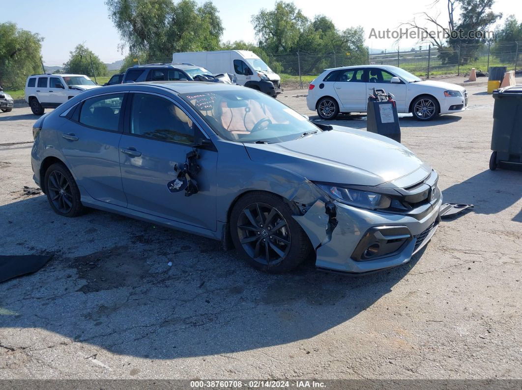 2020 Honda Civic Ex Light Blue vin: SHHFK7H60LU406161