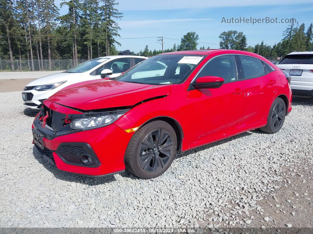 2019 Honda Civic Ex Red vin: SHHFK7H63KU407173