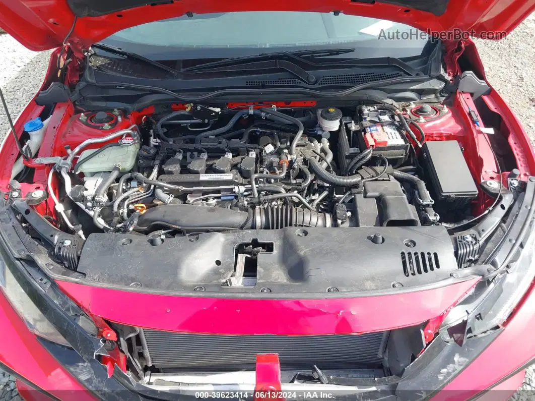 2019 Honda Civic Ex Red vin: SHHFK7H63KU407173