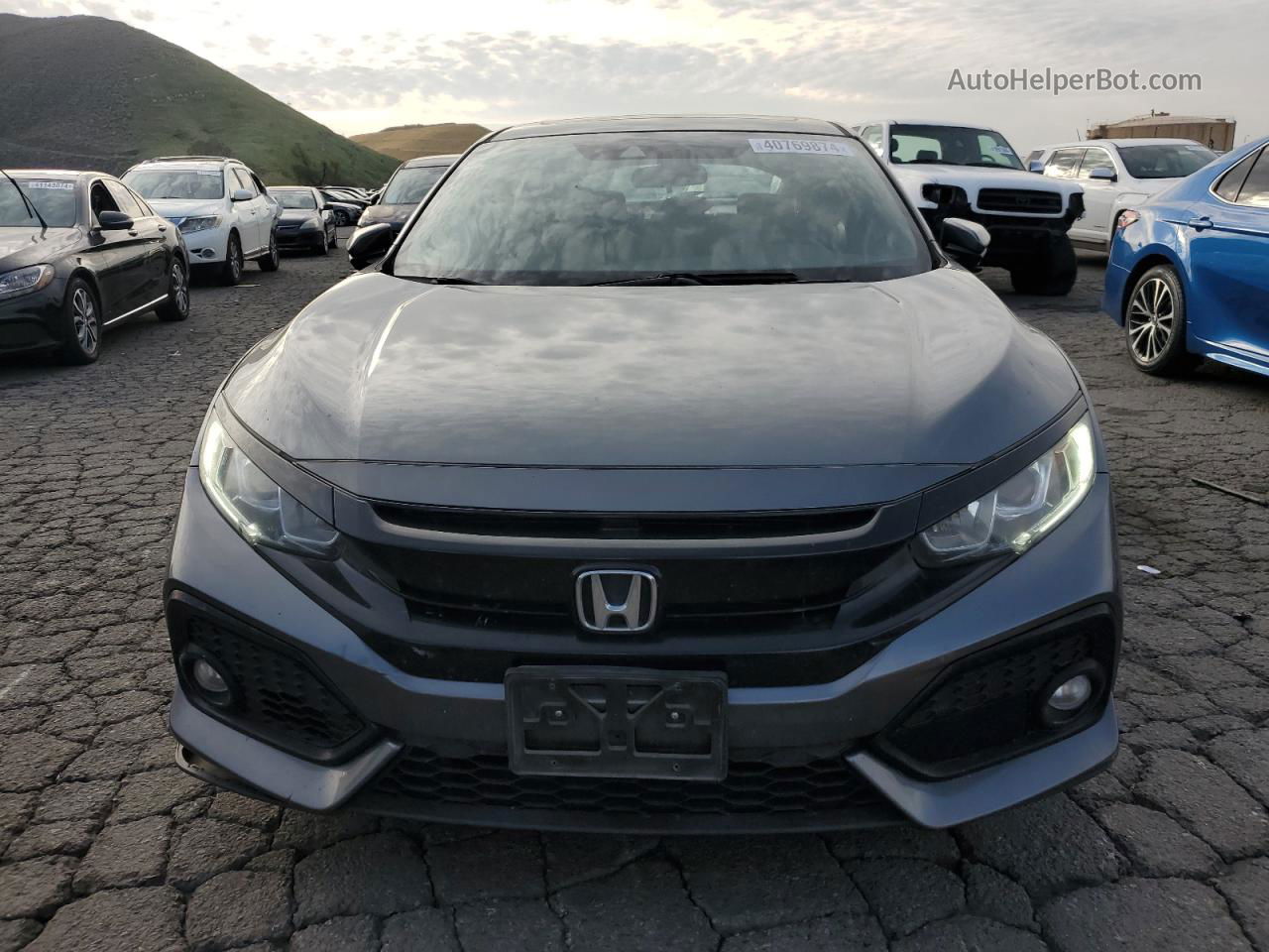 2019 Honda Civic Ex Gray vin: SHHFK7H63KU424250