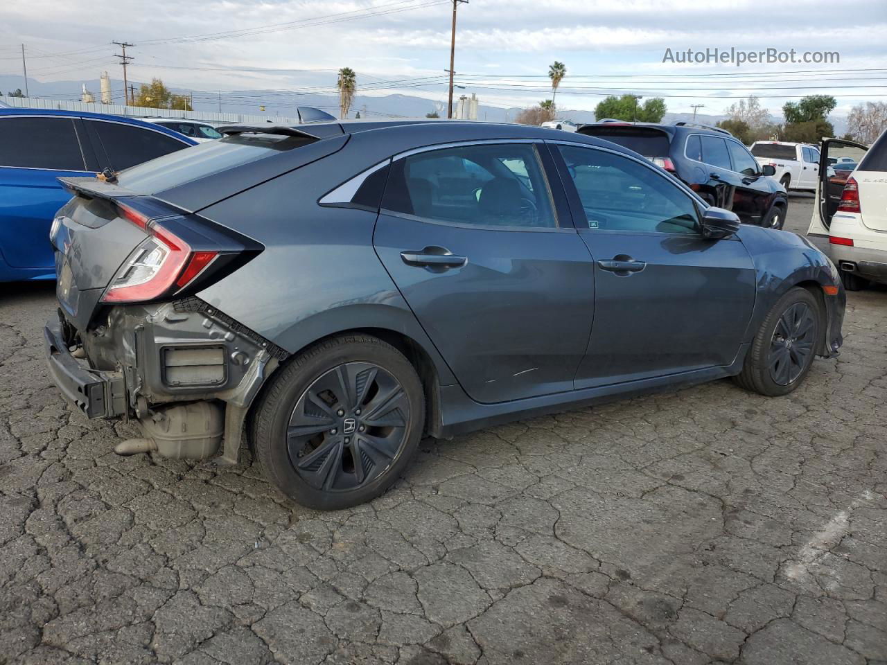 2019 Honda Civic Ex Gray vin: SHHFK7H63KU424250