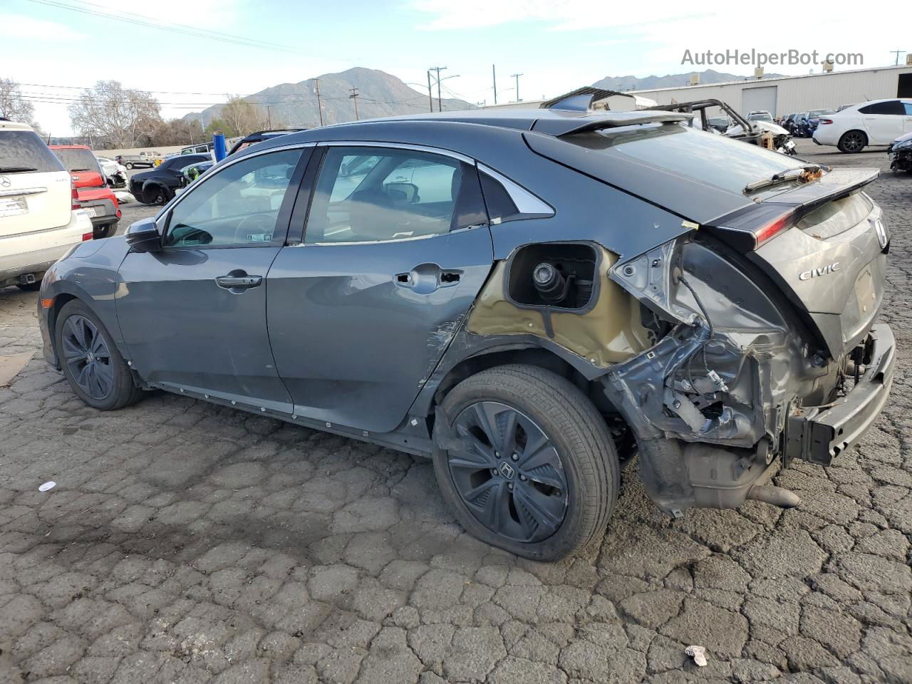 2019 Honda Civic Ex Gray vin: SHHFK7H63KU424250