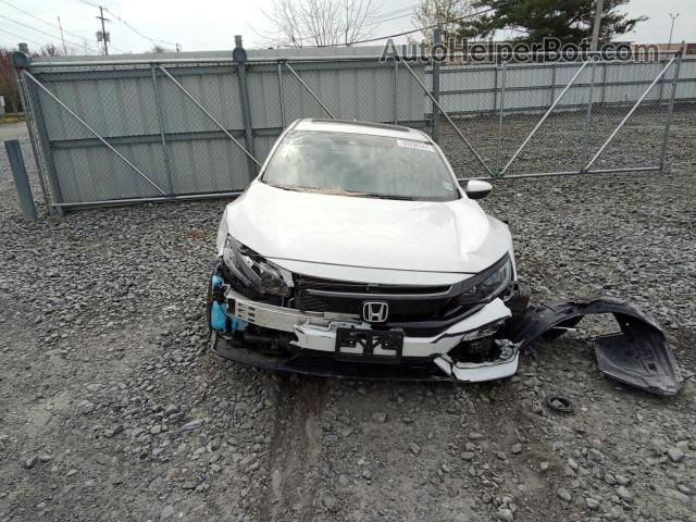 2020 Honda Civic Ex White vin: SHHFK7H63LU401598