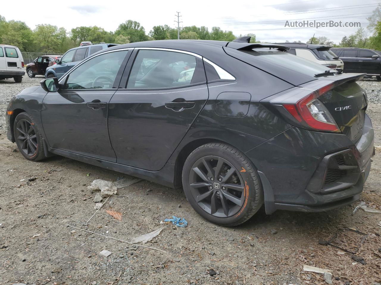 2020 Honda Civic Ex Black vin: SHHFK7H63LU412889