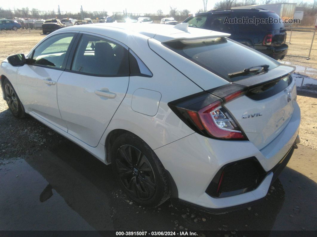 2019 Honda Civic Ex White vin: SHHFK7H64KU205605