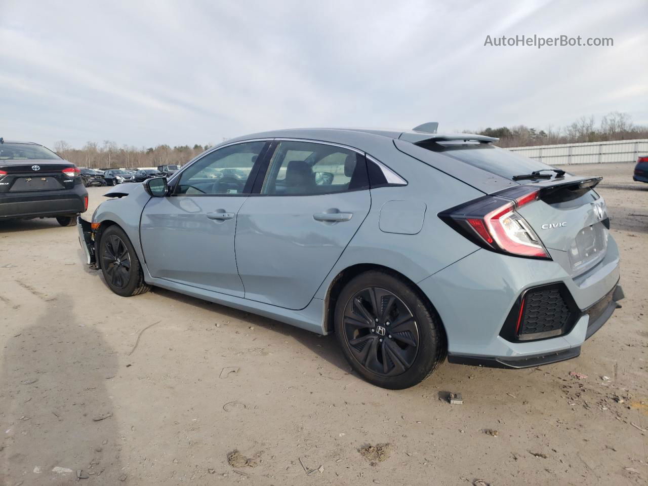 2019 Honda Civic Ex Silver vin: SHHFK7H64KU228656