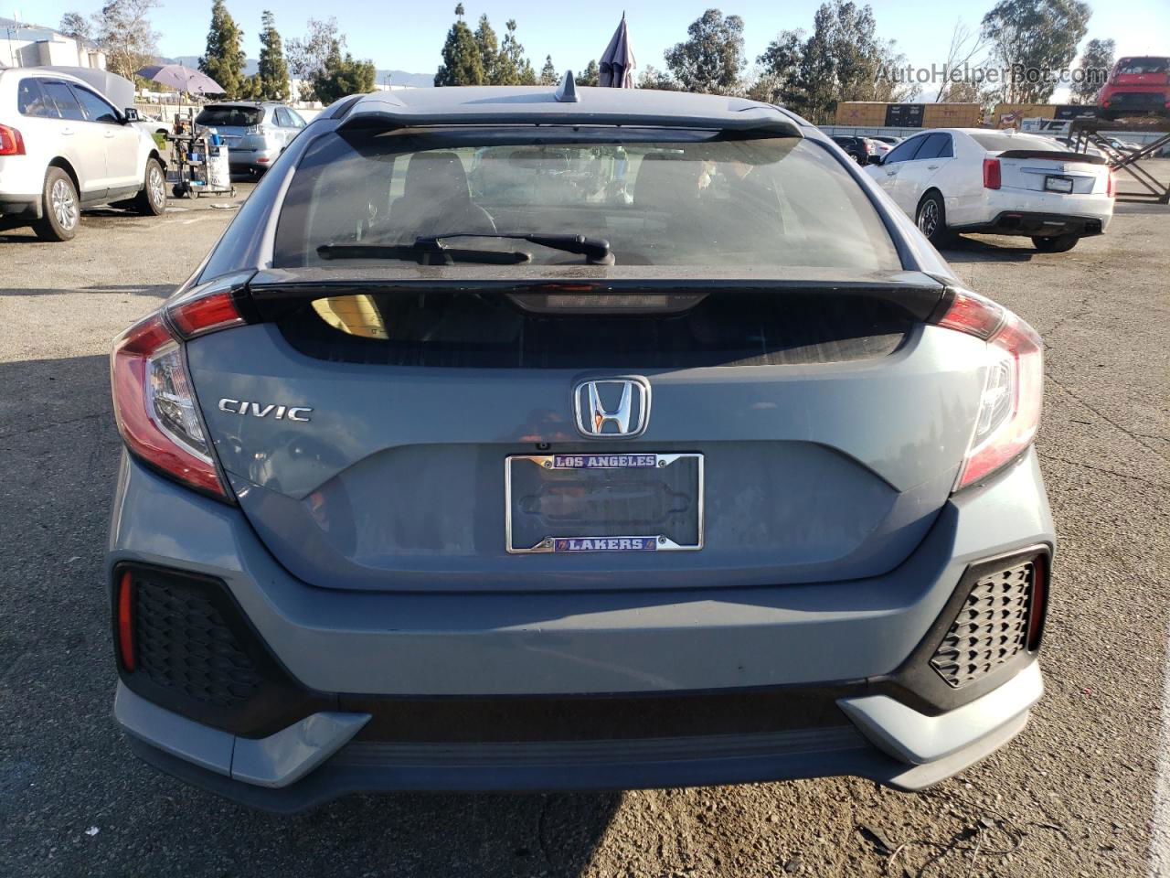 2019 Honda Civic Ex Gray vin: SHHFK7H65KU418210