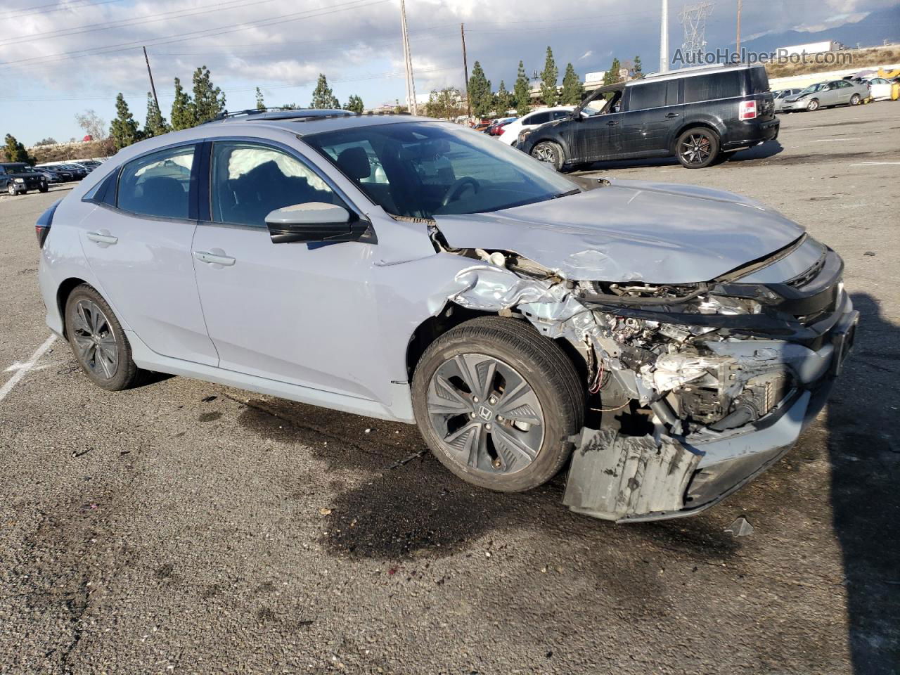 2019 Honda Civic Ex Gray vin: SHHFK7H65KU418210