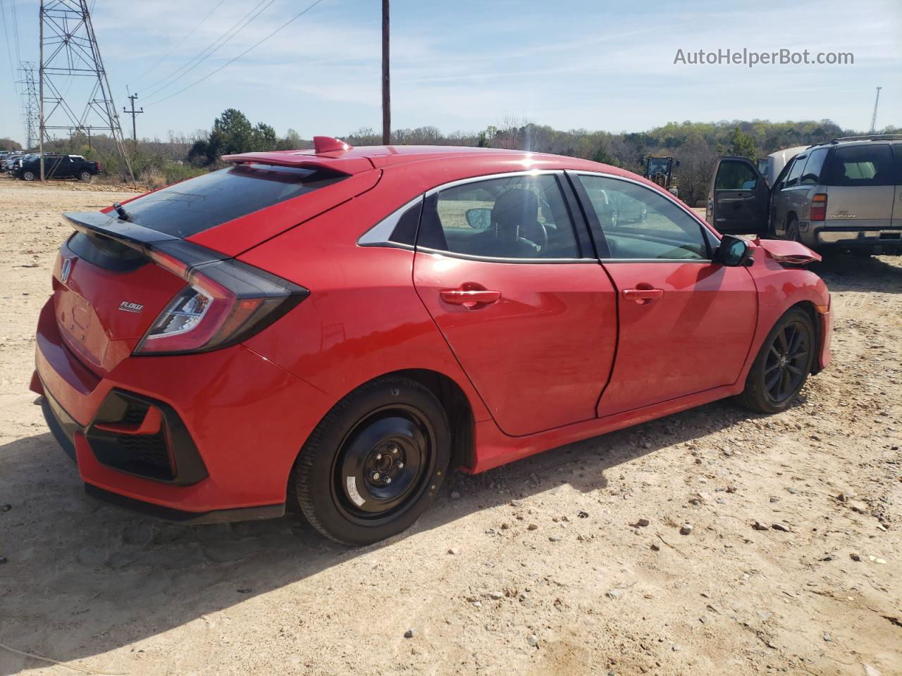 2020 Honda Civic Ex Red vin: SHHFK7H65LU223631