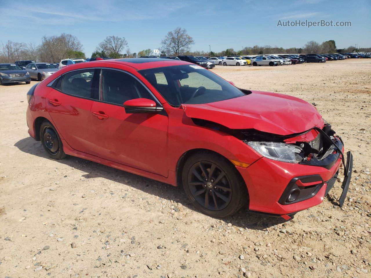 2020 Honda Civic Ex Red vin: SHHFK7H65LU223631