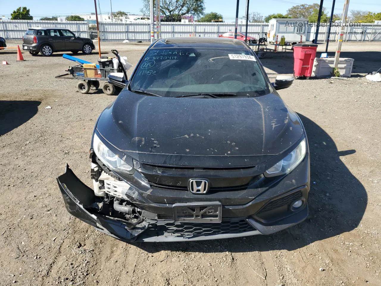 2019 Honda Civic Ex Black vin: SHHFK7H66KU403604