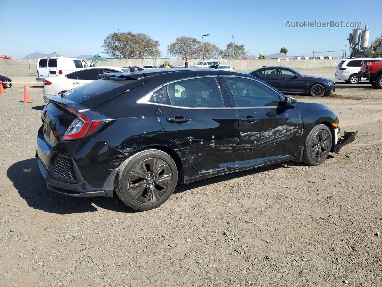 2019 Honda Civic Ex Black vin: SHHFK7H66KU403604