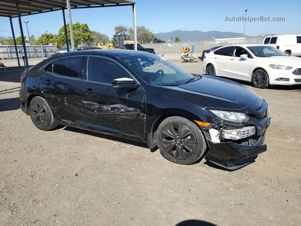 2019 Honda Civic Ex Black vin: SHHFK7H66KU403604