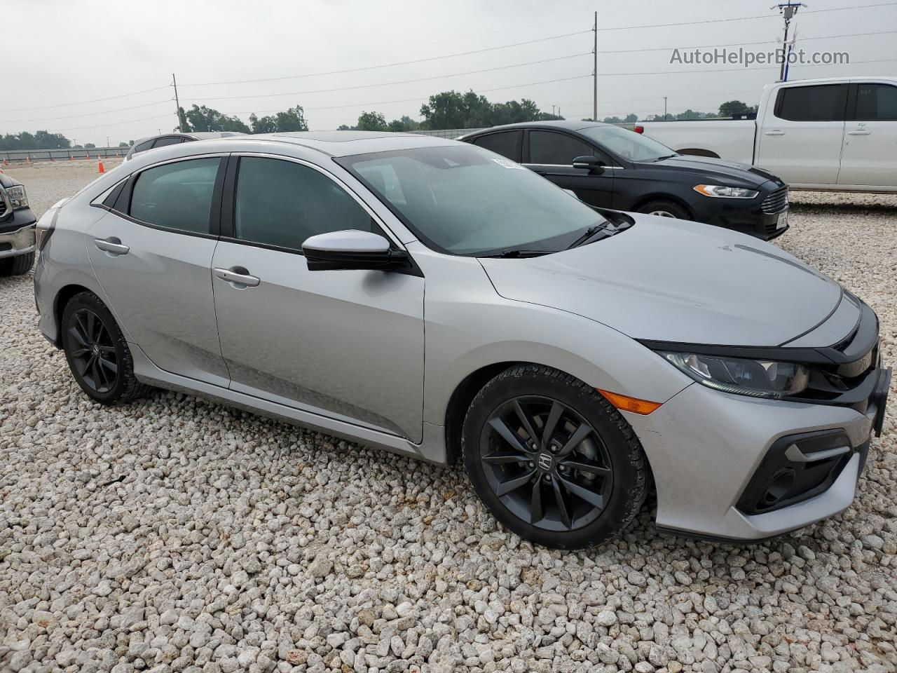 2020 Honda Civic Ex Silver vin: SHHFK7H66LU203744