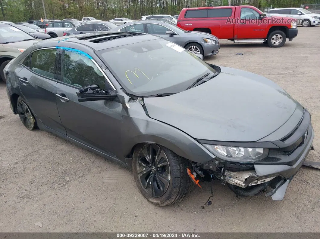 2019 Honda Civic Ex Gray vin: SHHFK7H67KU412358