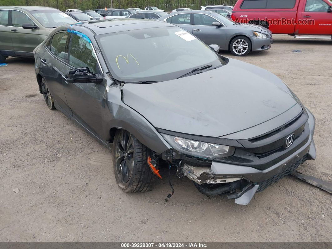 2019 Honda Civic Ex Gray vin: SHHFK7H67KU412358