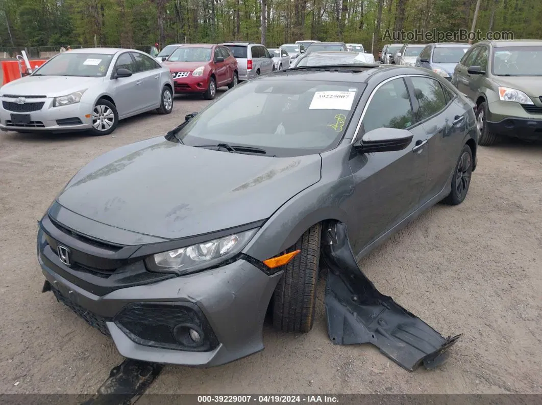 2019 Honda Civic Ex Gray vin: SHHFK7H67KU412358