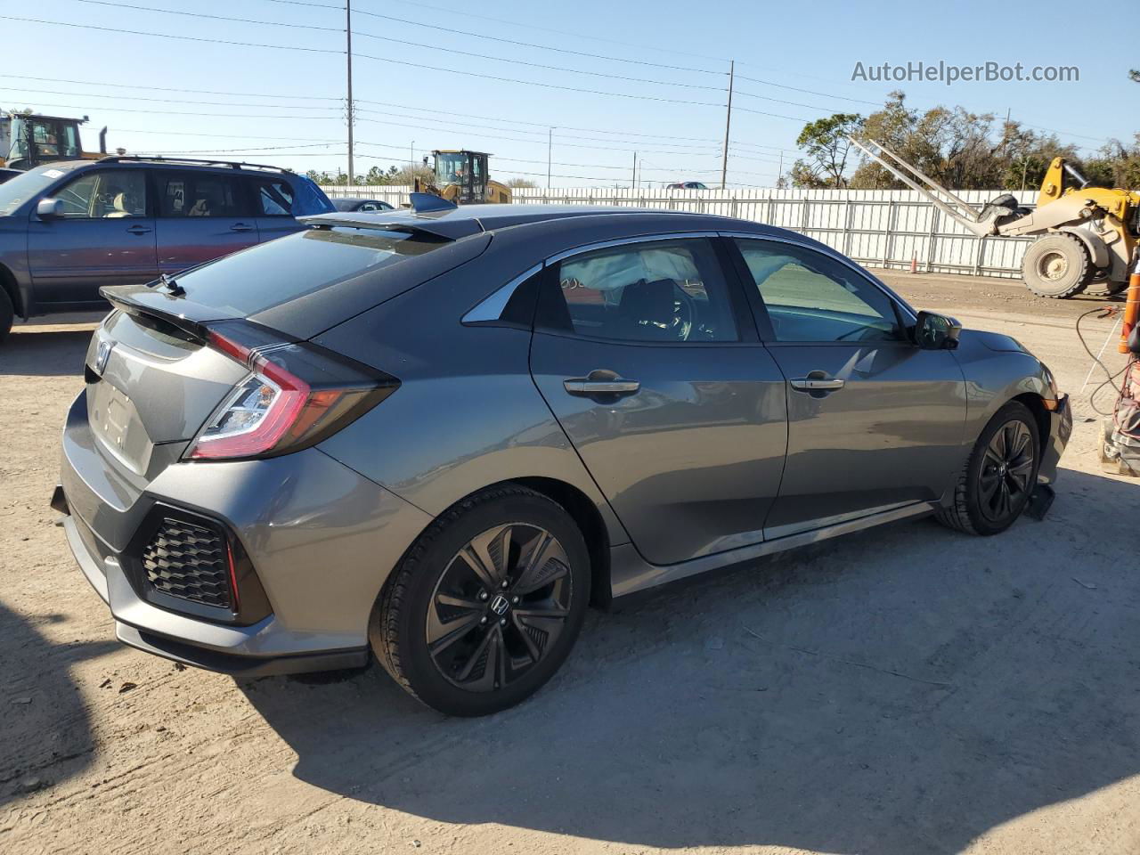 2019 Honda Civic Ex Gray vin: SHHFK7H67KU419424