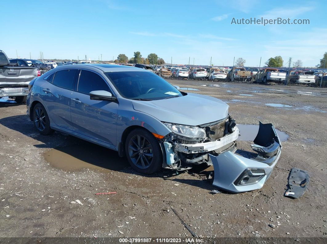 2020 Honda Civic Ex  Blue vin: SHHFK7H67LU204627