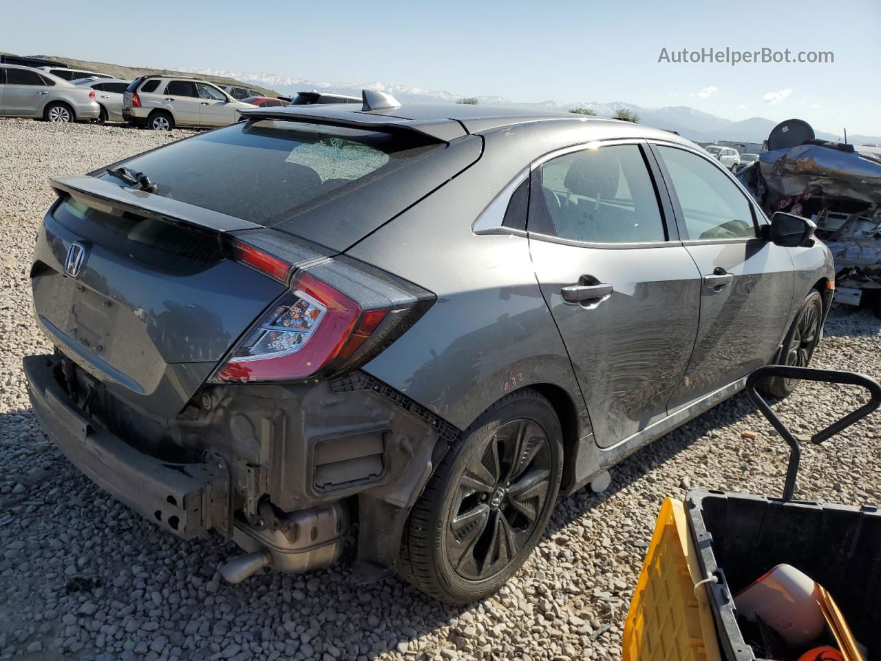 2019 Honda Civic Ex Gray vin: SHHFK7H68KU206532