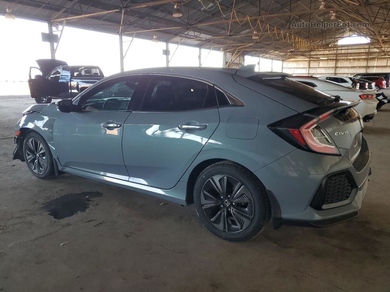 2019 Honda Civic Ex Gray vin: SHHFK7H69KU209956