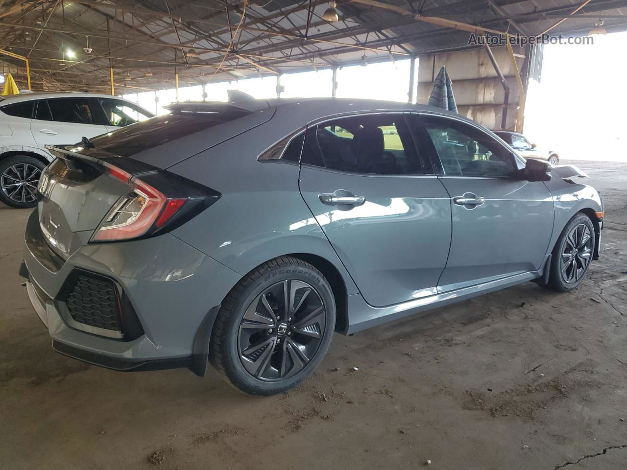 2019 Honda Civic Ex Gray vin: SHHFK7H69KU209956