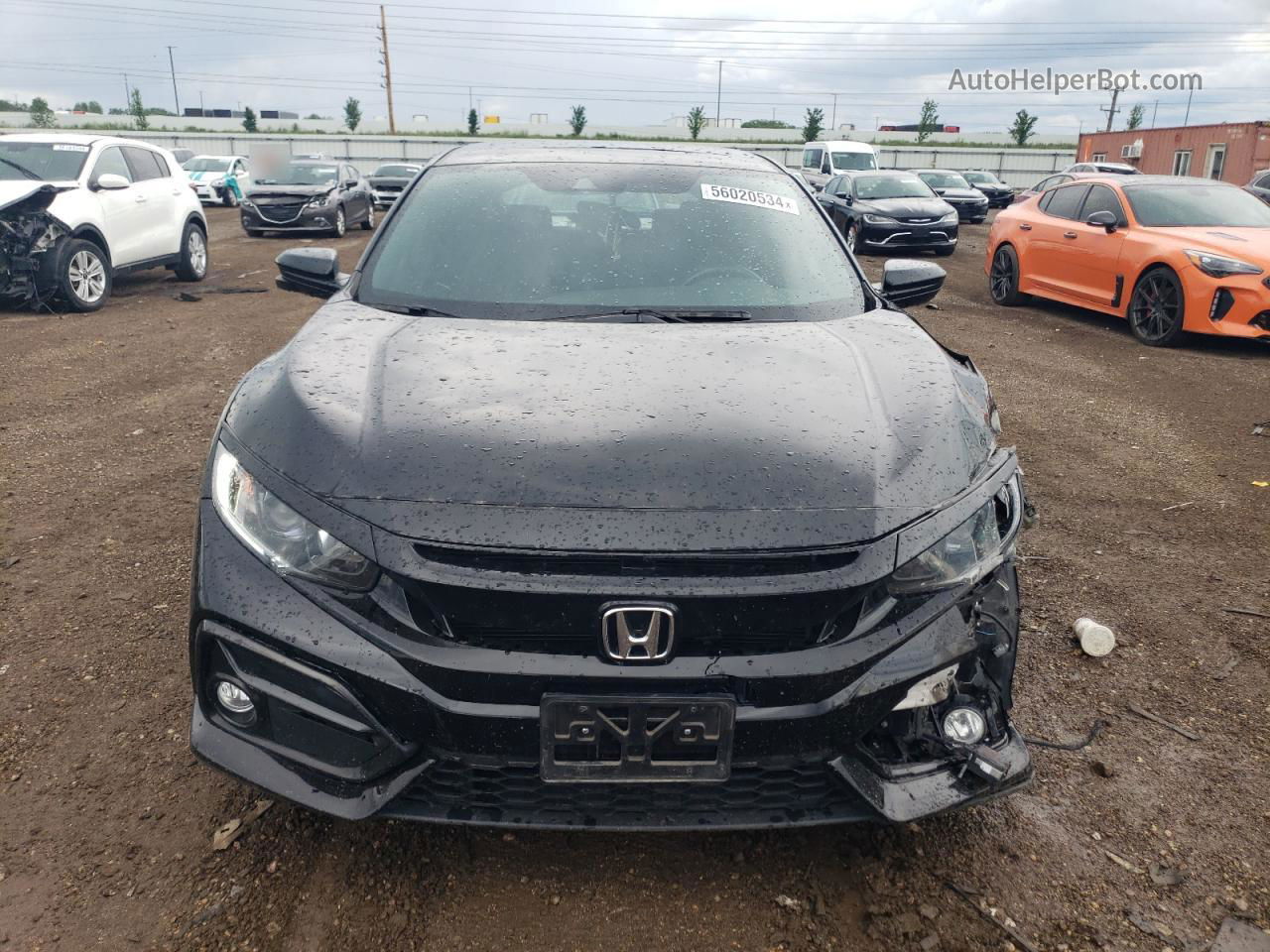 2020 Honda Civic Ex Черный vin: SHHFK7H69LU218240